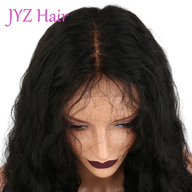 100% Malaysian Peruvian Brazilian Virgin Human Hair 8-24 inch In Stock Deep Wave Glueless Full Lace Wig Lace Front 277u