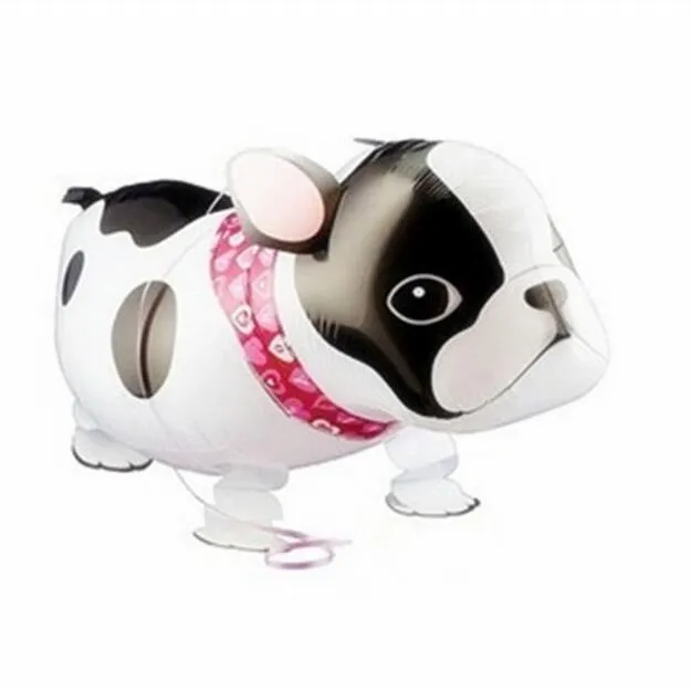 Smile Market Ny ankomst och gratis frakt Walking Pet Balloon Bulldog G608