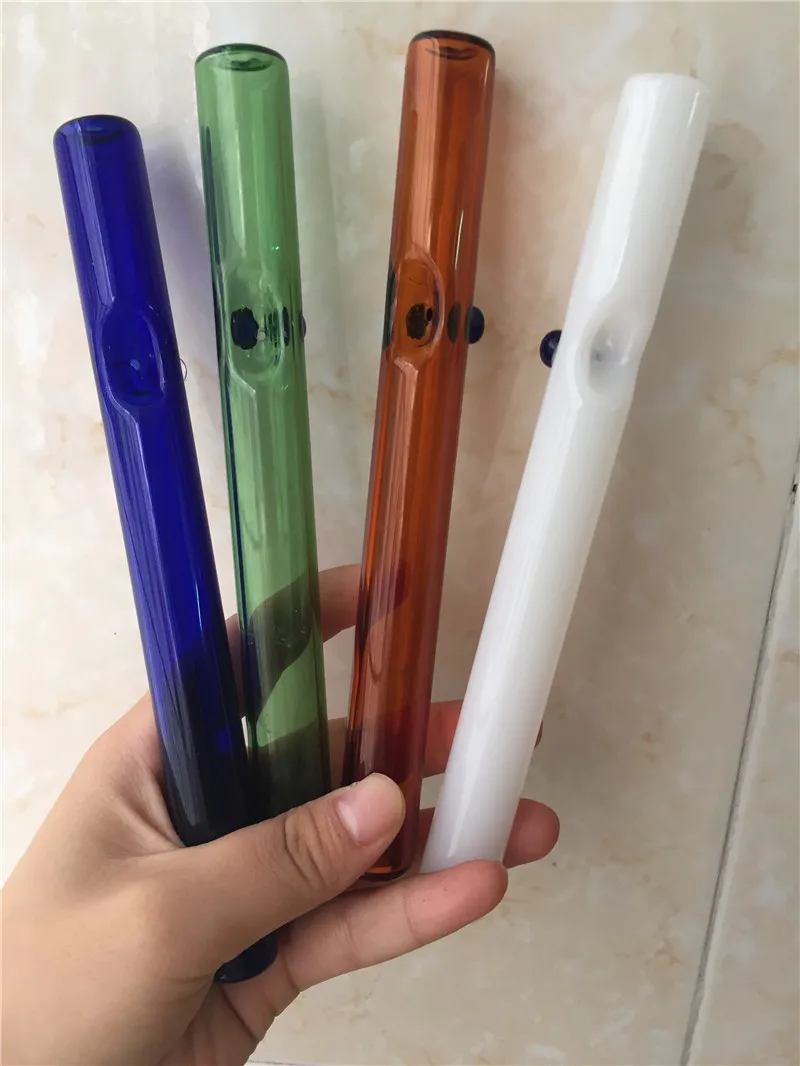 Labs Glass Steamroller Tubi di fumo con due piedi Multi Color Labs Decal Oil Burner Pipes Tabacco in vetro Hand Pipe