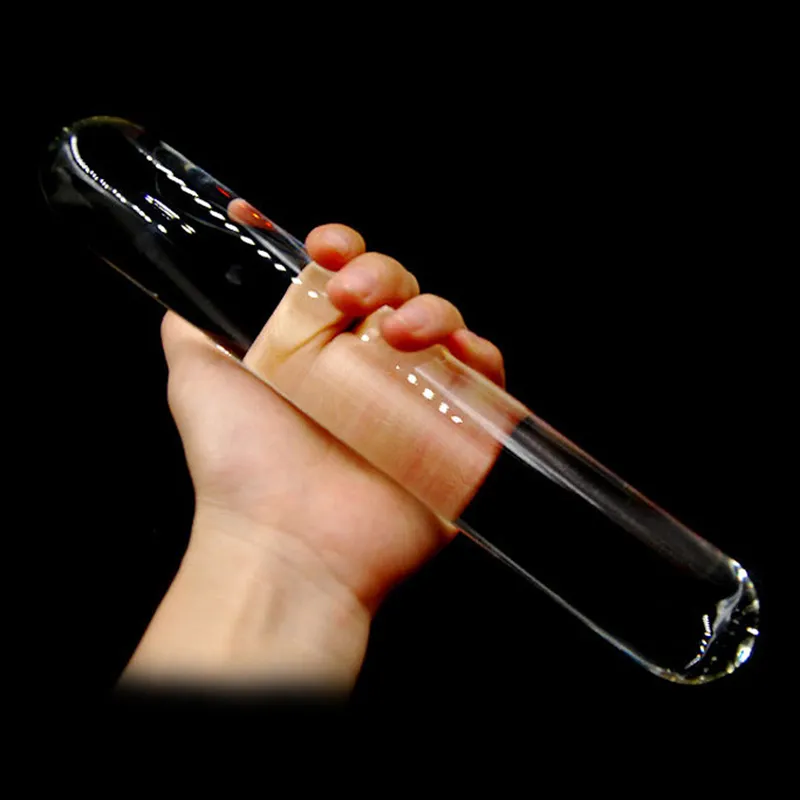 Cylinder Glass Sex Toys Big Big Duże Glase penis Crystal Anal Wtyczka 389922222