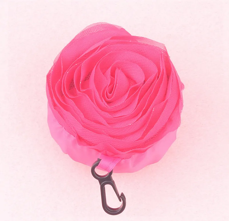 / Pretty Rose Plegable Eco Reutilizable Bolsas de compras ambientales 38 * 58cm