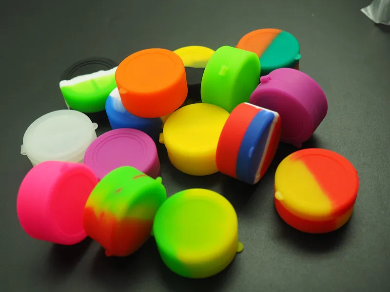 Silicone containers Eesy to clean 7ml Smoking jars dab wax container