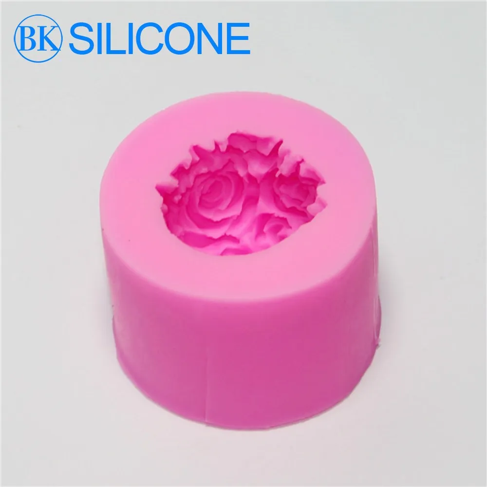 2015 Timelimited Rose Silicone Molds Candle Mold Cake Tools Decorating Tools AF003 BKSILICONE287R3288671