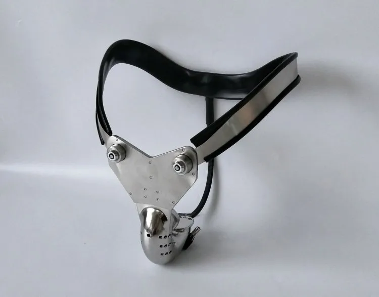 Stainless Steel Metal Male Chastity Belt Cage Device Restraint