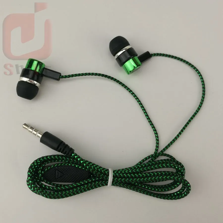 common cheap serpentine Weave braid cable headset earphones headphone earcup direct s by manufacturers blue green 300pslot7517873