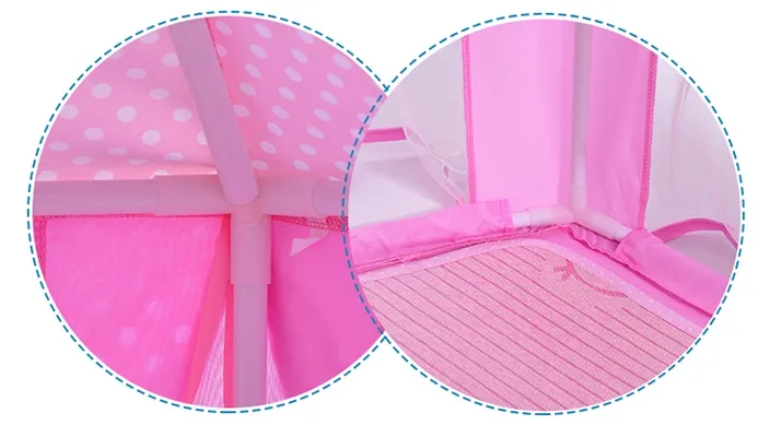 Kinderen spelen Tenten Prins en Prinses Party Tent Kinderen Indoor Outdoor Tent Game House Drie kleuren voor kiezen