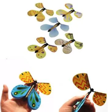 Creative Magic Butterfly Flying Butterfly Cambio con manos vacías Libertad Mariposa Magic Sops Magic Trucos CCA6800 1000PCS