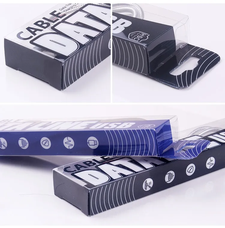 Retail box Package Universal packaging BOX fit for usb cable All versions of USB Data BOX Cable Cord