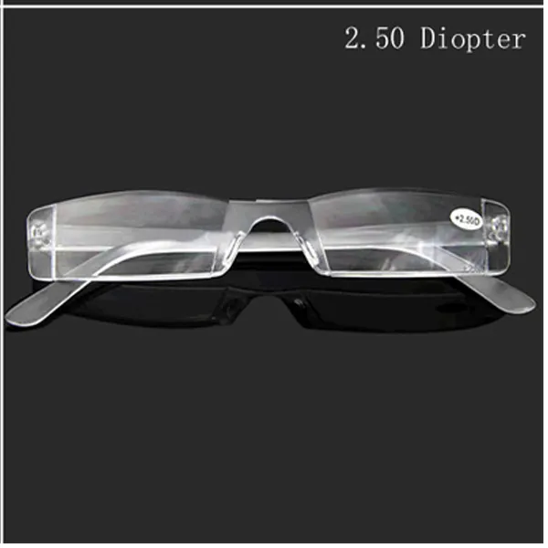 Gli occhiali da lettura senza montatura liberi caldi Metal Temple 1.00 - 4.00 diottrie nm2 liberano il trasporto