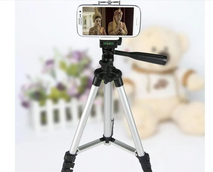 Soporte de montaje de Clip de soporte giratorio de 1/4 tornillos para Selfie Stick Monopod trípode, soporte universal para teléfono móvil soporte para cámara Iphone 6