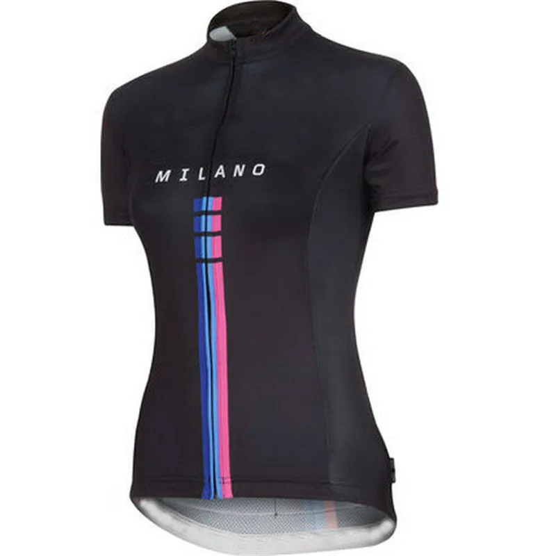 Maillot de cyclisme de l'équipe professionnelle Milano Italy pour femmes, ensemble Ropa Ciclismo, ensembles Wielerkleding Vrouw, Zomer 2024, Cuissard Velo Pro avec Gel