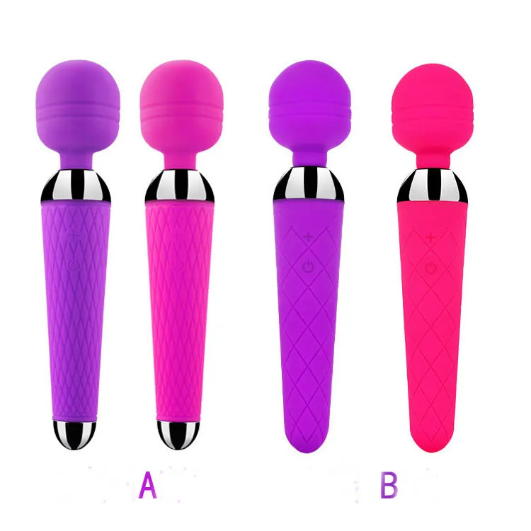 Vibrateurs de clitoris oraux super puissants pour femmes USB rechargeable AV baguette magique vibrateur masseur jouets sexuels pour adultes pour femme gratuit par DHL