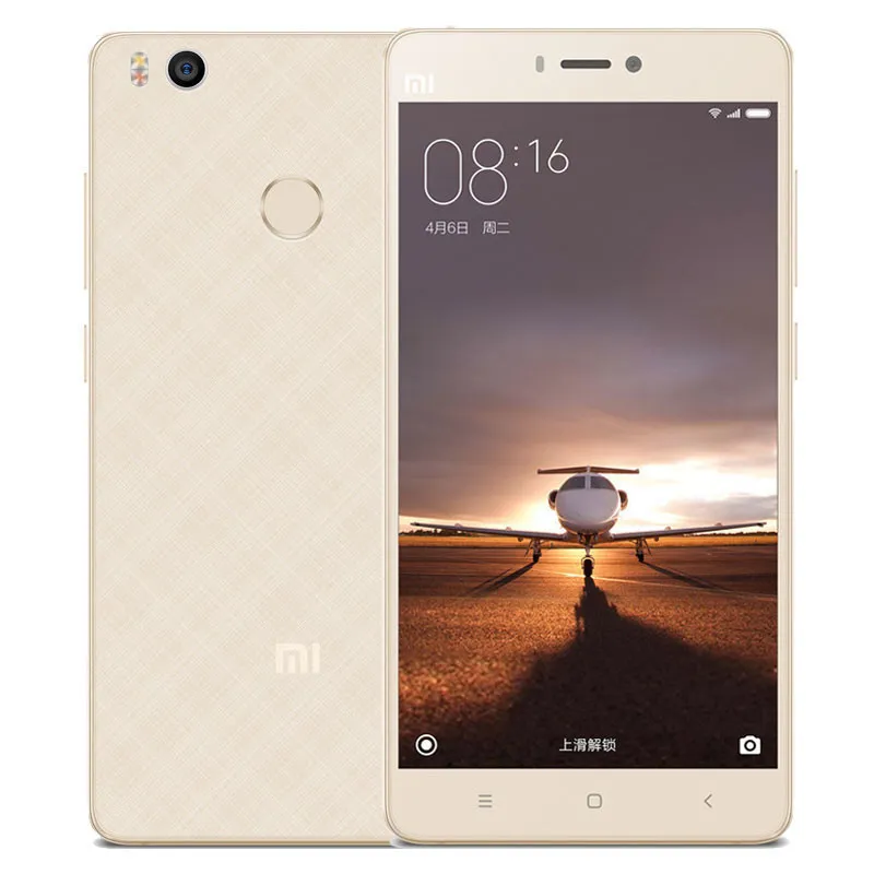 Оригинальный Xiaomi Mi 4s Mi4s 4G LTE мобильный телефон 3GB RAM 64GB ROM Snapdragon 808 Hexa Core Android 5.0 " 13.0 MP Fingerprint ID смарт-мобильный телефон