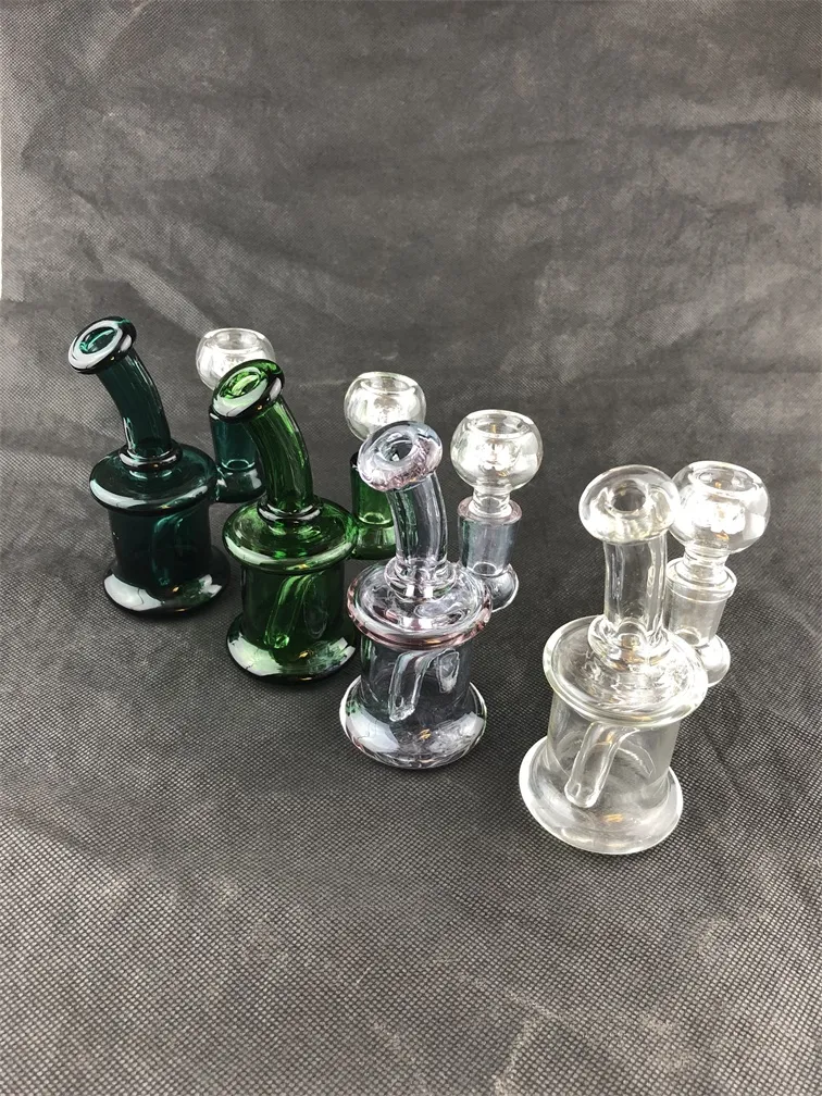 Glass hookah, mini oil rig smoking pipe, factory direct price concessions