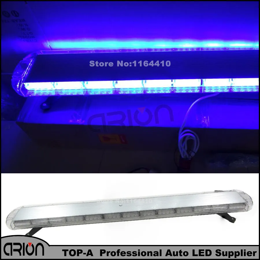 12 V-24 V 59 "Inç 112 LED Polis İtfaiyeciler Acil Uyarı Işıkları Uzun Sıra Araba Kamyon Strobe Lightbar Yanıp Sönen Işık Çubuğu Mavi