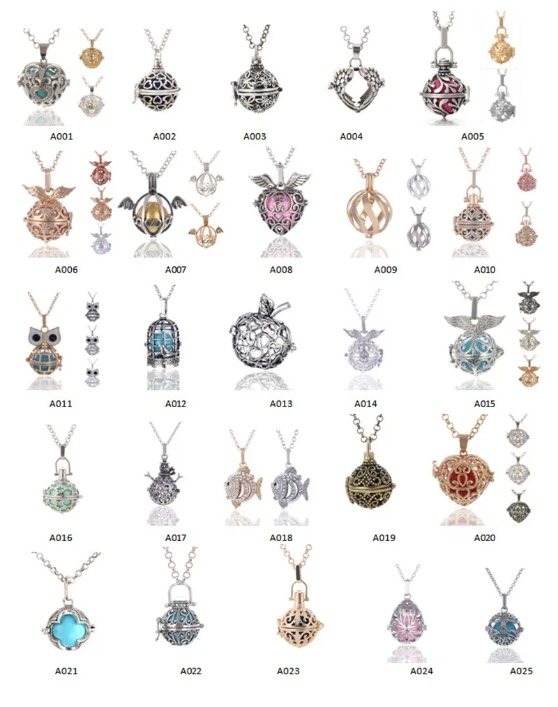 Mode Mexico Styles Zwangere Vrouwen Sieraden Hollow Harmony Ball Chime Hanger Kettingen 61 Stijlen Baby Chime Ketting