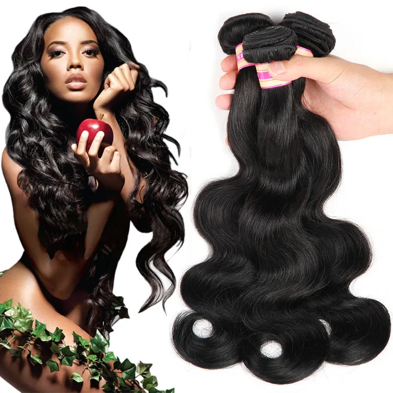 Malezyjskie indyjskie Brazylijskie Virgin Hair Bundles Peruvian Body Wave Wave Weves Natural Kolor 1 2 4 27 99J 33 30 Human Hair E8448864