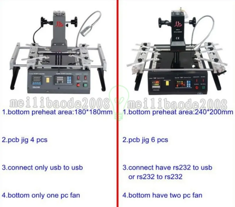 Infraröd BGA omarbetstation LY IR6500 V.2.Welders IR Rework System Lödmaskin Bättre än IR6000 MYY