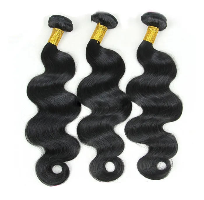 Ali Magic Brazilian Firm Weave Bundles Naturalne ludzkie włosy peruwiańskie luźne fala Remy Braiding Weft 10-28 „Malezyjski Indianin 11a