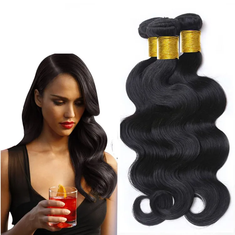 Mink Virgin Hair Bundles Brazilian Human Hair Weaves Body Wave Wefts
