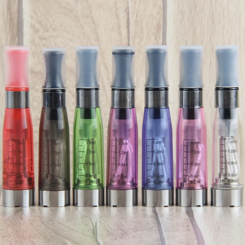 CE4 アトマイザー 1.6 ミリリットル CE 4 電子タバコ Clearomizer 510 eGo-T バッテリーカートマイザー eGo タンク E Cig 用ブラックドリップチップ付き