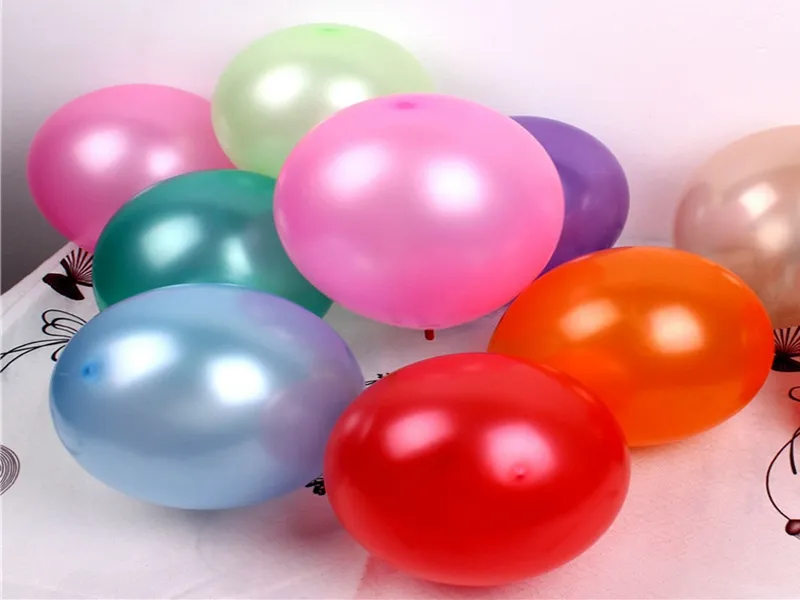 1000 stks / partij snelle verzending 10 inch 1,5 g latex ballons verjaardag bruiloft decoraties ballonnen roze wit paarse feestartikelen