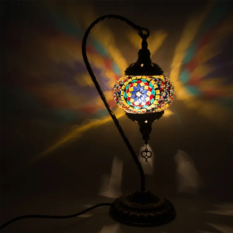 Egzotyczna lampa z indyka żyrandole sypialni romantyczna lamp015246313