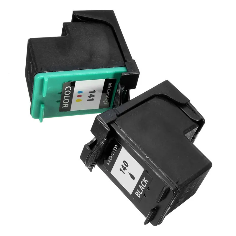 Freeshipping 2 stks / partij Inktcartridge voor HP 140 141 XL voor HP Deskjet 5363 D4263 Officejet 6413 J5783 J5783 J6413 C4283 C4343 C5283 D5363