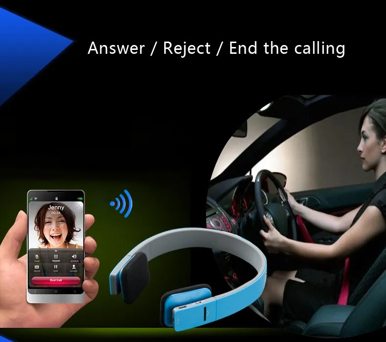 Smart Bluetooth -гарнитура BQ618 AEC Беспроводные наушники поддерживают руки с интеллектуальной голосовой навигацией для таблеток мобильного телефона 3072562