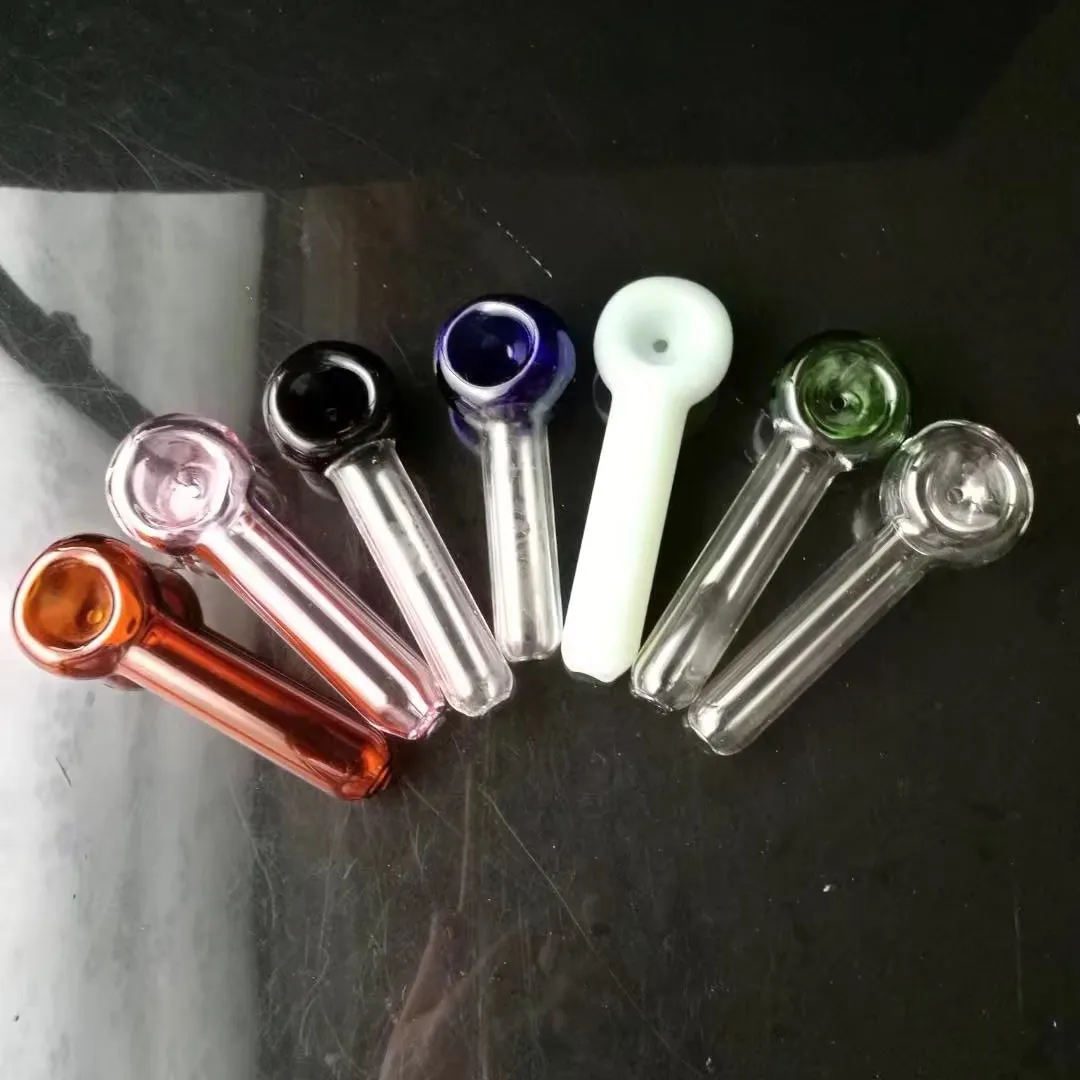 Wholesale Mini Spill Proof Glass Pipe Bubbler With Handle Hybrid Spoon  Design For Smoking From Tgz627726, $1.76