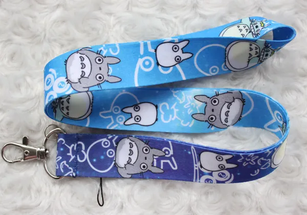 Heißer verkauf großhandel 10 stücke cartoon Totoro handy lanyard mode schlüssel seil exquisite hals seil karte seil freies verschiffen 029