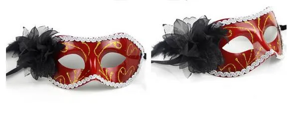 Venda quente Sexy Hallowmas máscara veneziana, máscaras de máscaras, com máscara de flor máscara de festa de Dança 