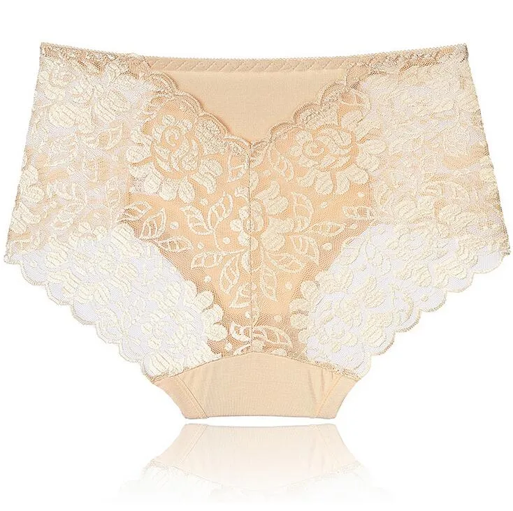 Navio grátis na cintura Corpo Sexy Calcinhas Mulheres Lace Underwear Ms. Modal Briefs Transparente Respirável Slim Mulheres Underwears NP034