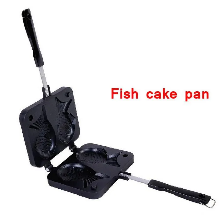 Hot Sale Non-Stick Fryer Pan Double Side Fish Cake Grill Fry Pan Gratis frakt