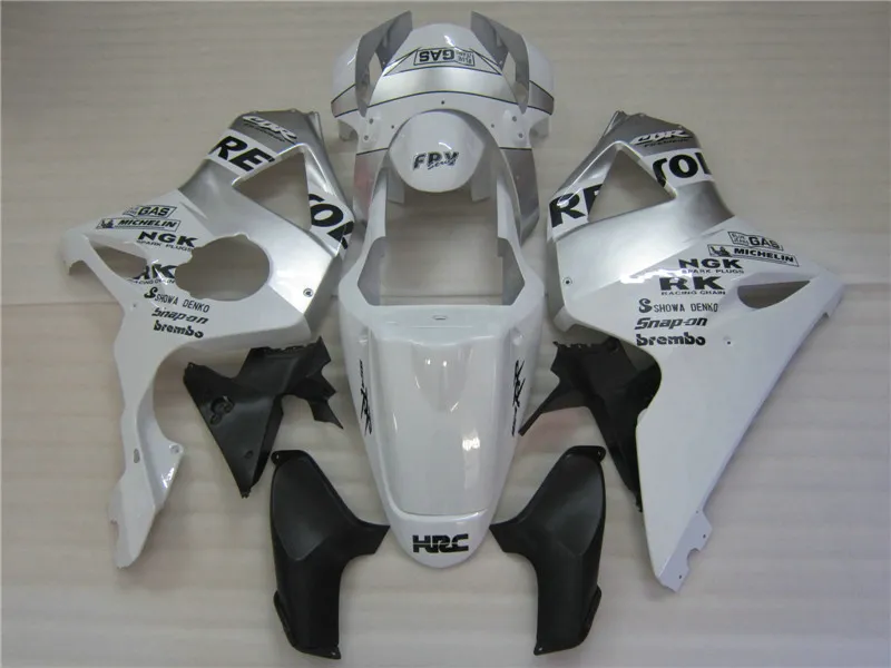 Motorfiets Fairing Kit voor HONDA CBR900RR 2002 2003 White Silver Black Backings Set CBR 954RR 02 23 OT21