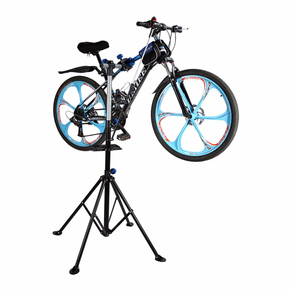 TX-02 Steel Bike Stand حامل الدراجة حامل الدراجة دراجة لوقوف السيارات الصيانة أداة إصلاح حامل السيارة محطة الحديد الإطار