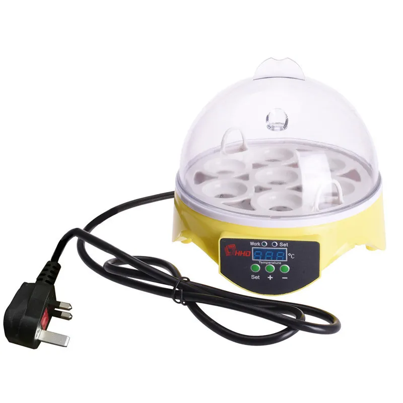 7 Digital Chicken Incubator Brooder Clear Egg Turning Incubator Hatcher Temperature Control Duck Bird Tray Automatic Incubator