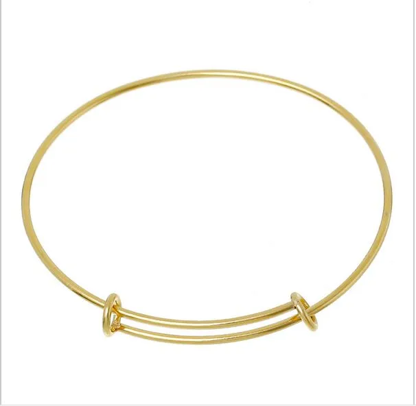 60 teile/los Top Qualität Edelstahl gold silber Armband Frauen Schmuck Charme Können angepasst Armbänder Armreif schmuck Machen