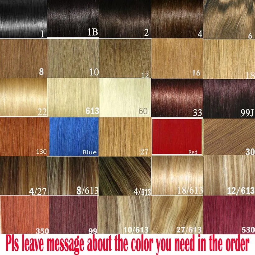 16-28 tum 100g / st 100% Remy Human Haft Weft Weaving Extensions Straight Natural Silk Non-Clips