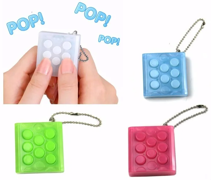 Mugen Vent Toy Puchi Puchi Press Sound Speaker Keychain Puti Puti Bubble Wrap Keyring Endless Pop Pop Oändlig stressavlastare2797406