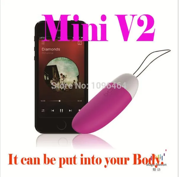 De 2e generatie seksproducten Mini Vibe Draadloze smartphone Op afstand bestuurbaar springei Vrouwen IOS APP Seksvibratie