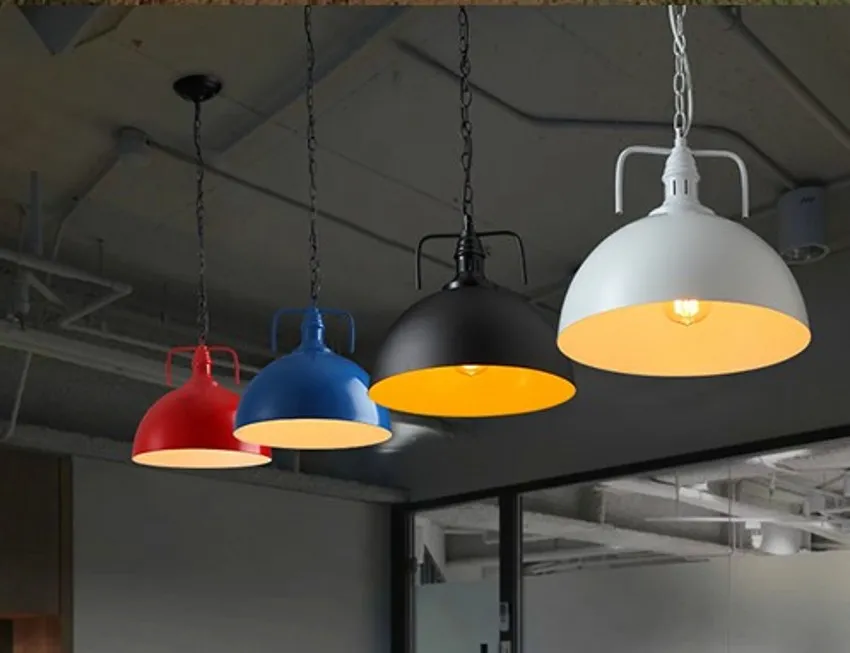 Nowość i moda Droplight E27 Kapelusz Styl Color Droplight Top Droplight Wisiorek Lampa Oświetlenie Żyrandol Darmowa Wysyłka