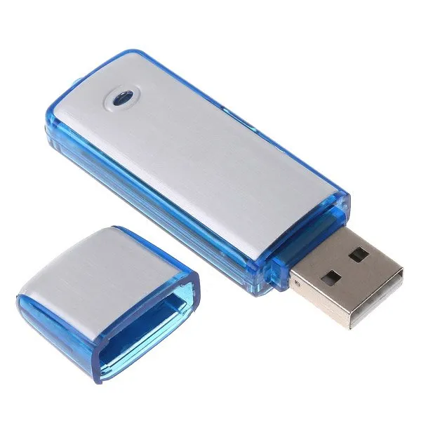 8GB mini USB-disk Röstinspelare Diktafon Uppladdningsbar Inspelning Pen USB Flash Drive Digital Voice Recorder Drop Shipping