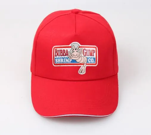 2019 Yeni 1994 Bubba Gump Karides CO Beyzbol Cap Menwomen Sport Yaz Kapağı İşlemeli Yaz Şapkası Forrest Gump Costume1021850