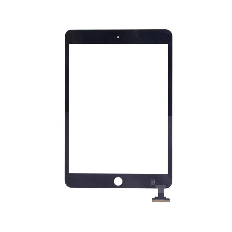 Стеклянная стеклянная панель с цифрователями для iPad mini 1 2 черно-белый