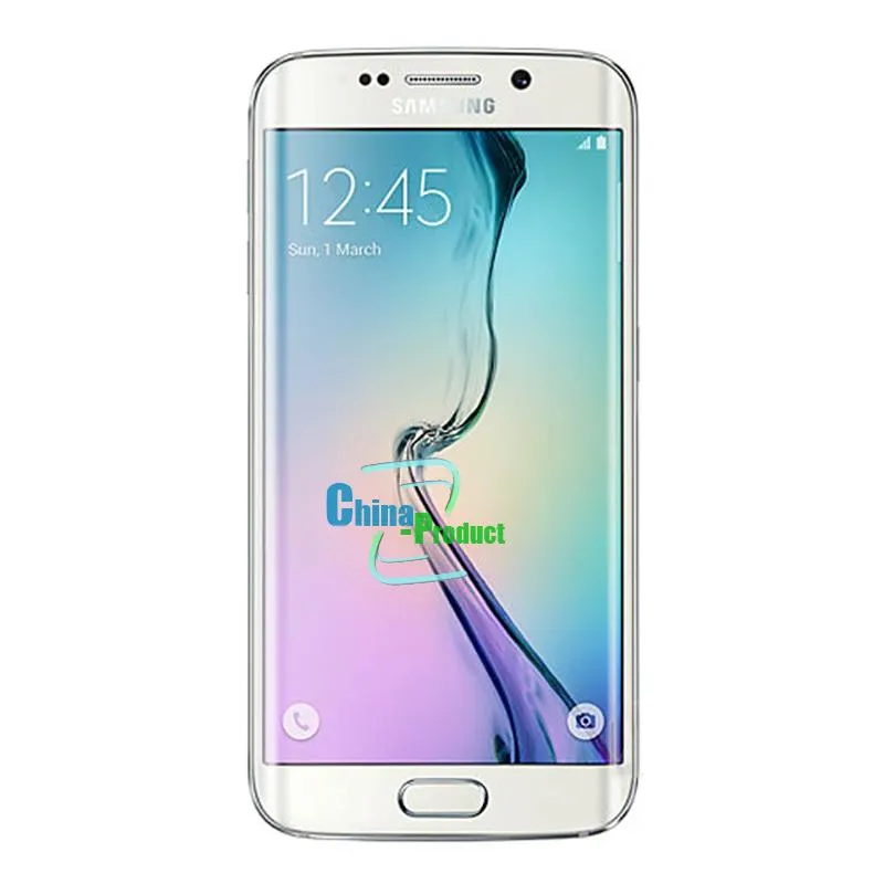 Telefono Samsung Galaxy S6 Edge G925A / T / F Octa Core 3GB RAM 32GB ROM LTE WCDMA 16MP 5.1 pollici sbloccato