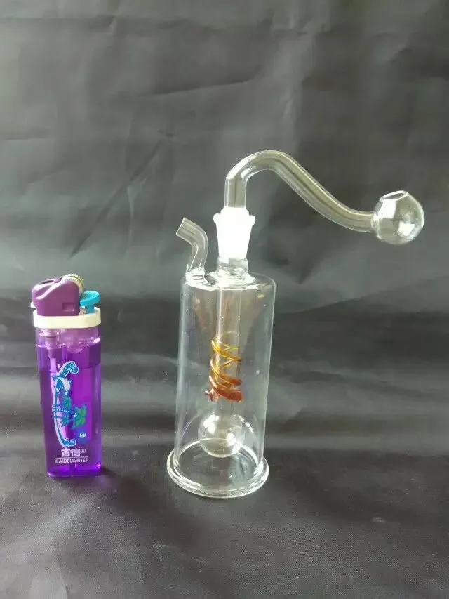 A-23高さBongglass Klein Recyclerオイルリグ水管シャワーヘッドPerc Bong Glass Pipes Hokahs  -  37