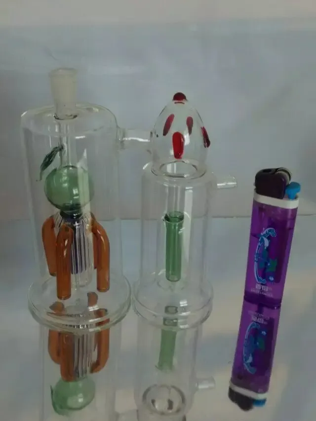 A-29 Hoogte Bongglass Klein Recycler Olie Rigs Water Pijp Douchekop Perc Bong Glass Pijpen Hookahs - Vlees en Bloed