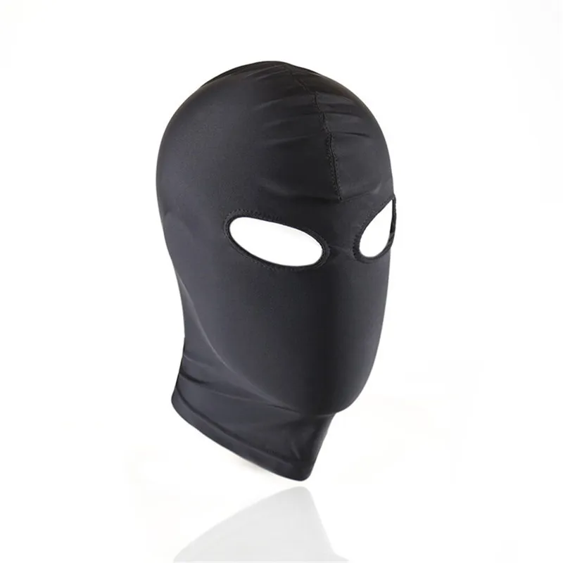 Masque de retenue de bondage fétichiste SM, expose la bouche, les yeux, jouets sexuels érotiques, capuchon de tête, jeu d'esclave adulte, capuchon de tête pour couples 7812765