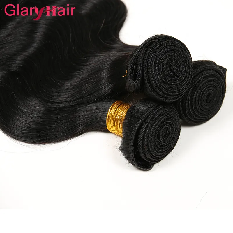 Remy Brazylijski Human Hair Ciało Splot Full Soft 100g Pakiet Peruwiański Malezyjski Kambodżański Indian Ciało Wave Hair Weaves 4/5/6 sztuk